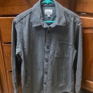 Calvin Klein Men's Houndstooth Button-Down Shacket